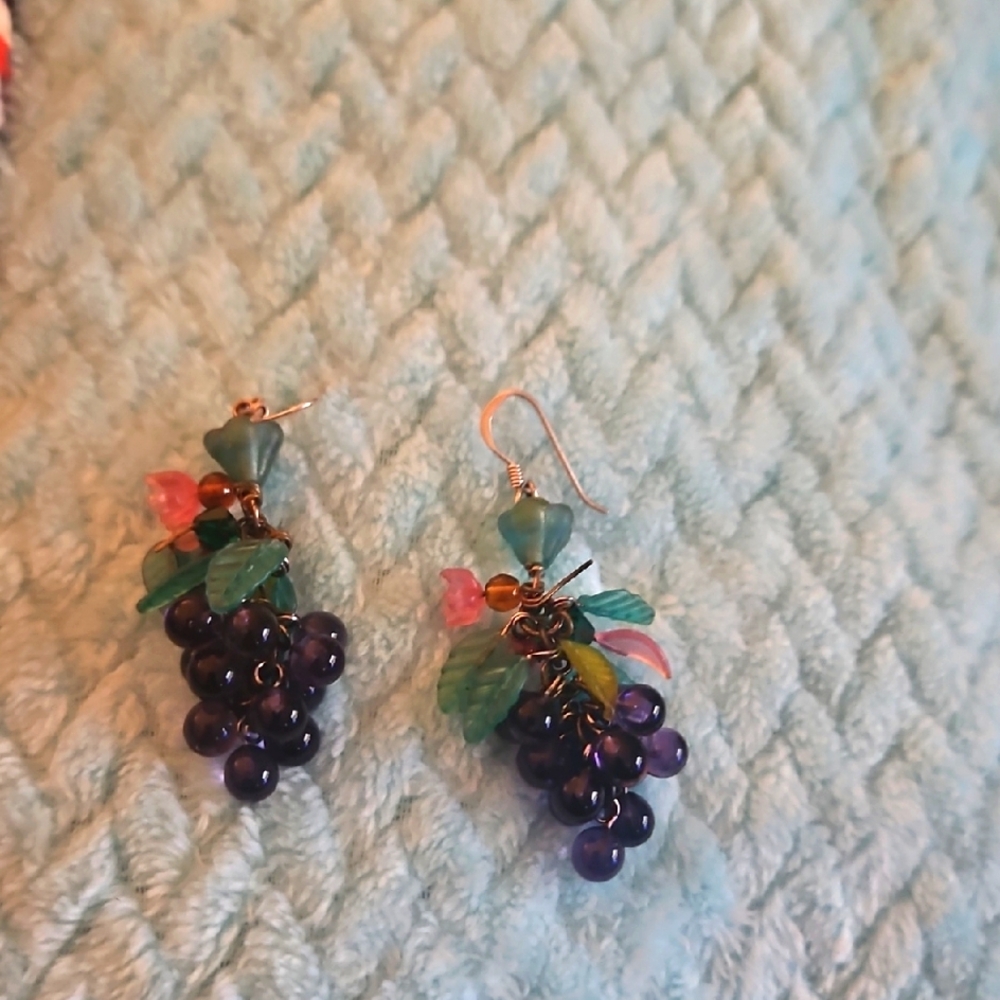 Grape Earrings